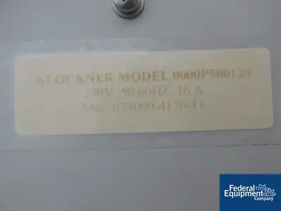 USED Klockner Klockner Medipak Blister Machine, Model EAS