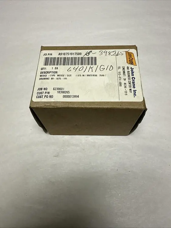 Used JOHNS CRANE A9-1875-191 Seals & Gaskets Ohio US | Surplus Asset Holdings #1227880