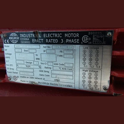 Worldwide 50 HP Electric Motor