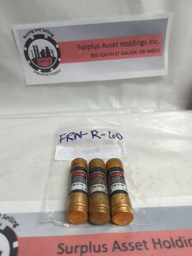 Used COOPER BUSSMANN FRN-R-60 Miscellaneous Equipment (Electrical & Power) | Surplus Asset Holdings #1193877