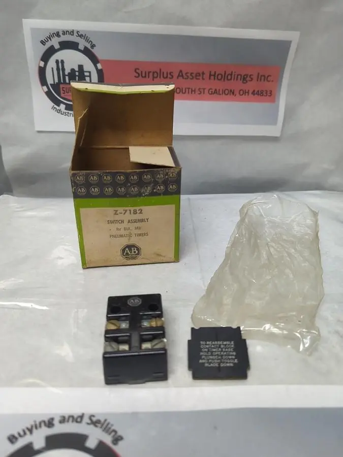 New | in-Stock ALLEN-BRADLEY Z-7182 Miscellaneous Equipment (Electrical & Power) Ohio US | Surplus Asset Holdings #1245250