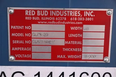 2021 RED BUD RM20-48-16 Uncoiler | Universal Press & Machinery (UPM) (18)