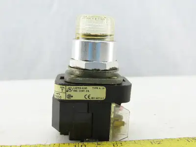 Allen Bradley 800T-PT16/T Clear Push Button 120V 1N.O 1N.C Series T