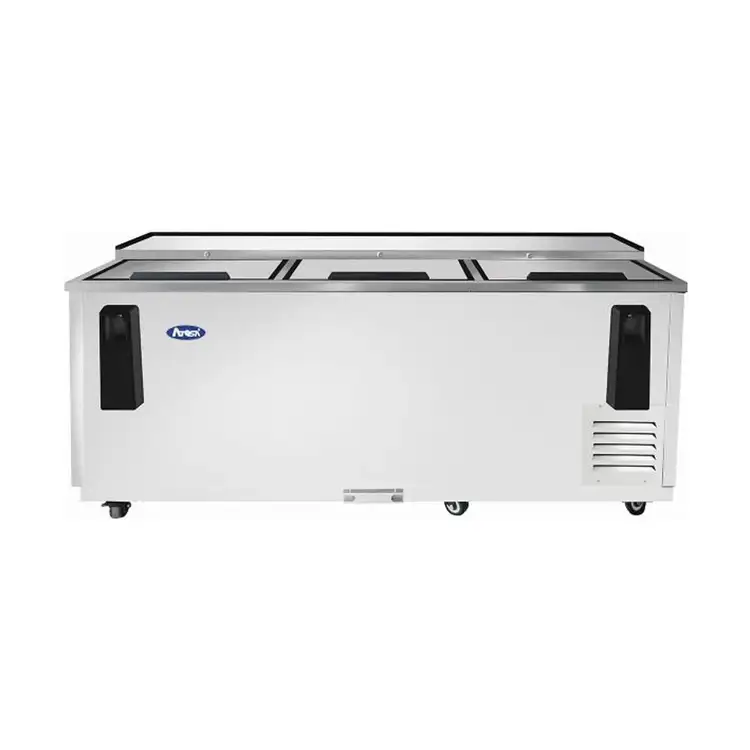 New | in-Stock Atosa New Atosa MBC80GR 80'' Bottle Cooler - Stainless Steel Bottle Coolers Illinois US | Falcon Restaurant Supply #1375320