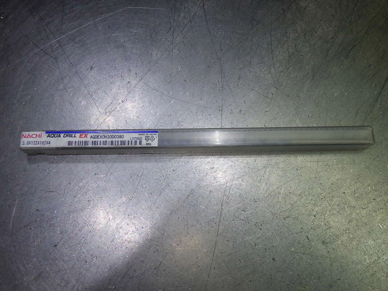 Nachi 3.8mm Coolant Thru 30xD Carbide Drill 4mm Shank AQDEXOH30D0380 (LOC1318D)