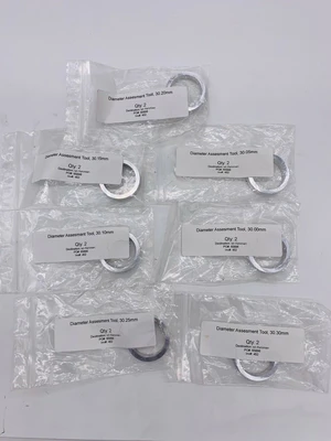 DIAMETER ASSESSMENT TOOL , (LOT of 7 RING GAGES)