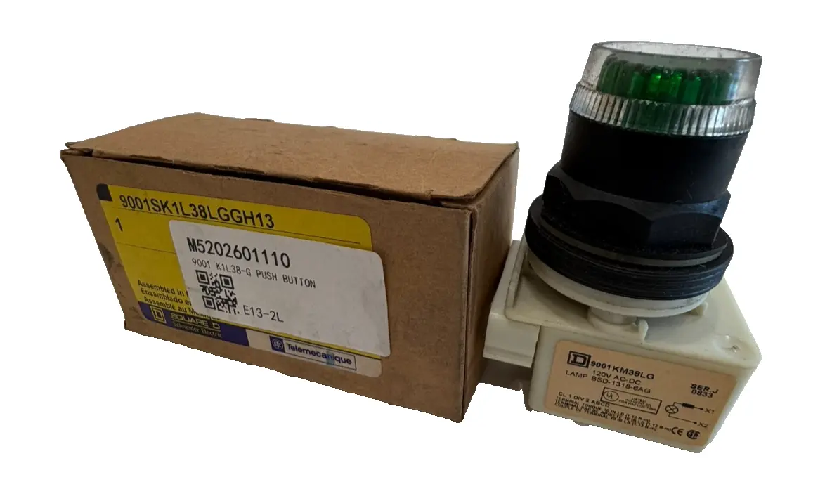 NEW SQUARE D SCHNEIDER ELECTRIC 9001SK1L38LGGH13 PUSH BUTTON