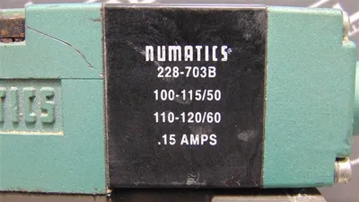 Numatics 082SA43AK011B30 Solenoid Valve 150 PSIG 110/120V Used