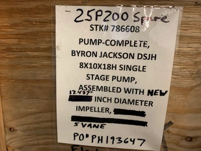USED Byron Jackson DSJH