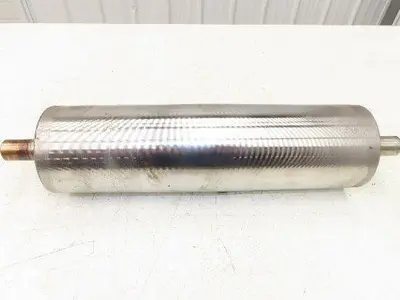 Hytrol 4"x 14.25" Crowned Take-Up Pulley for 24" Conveyor 1" Shaft
