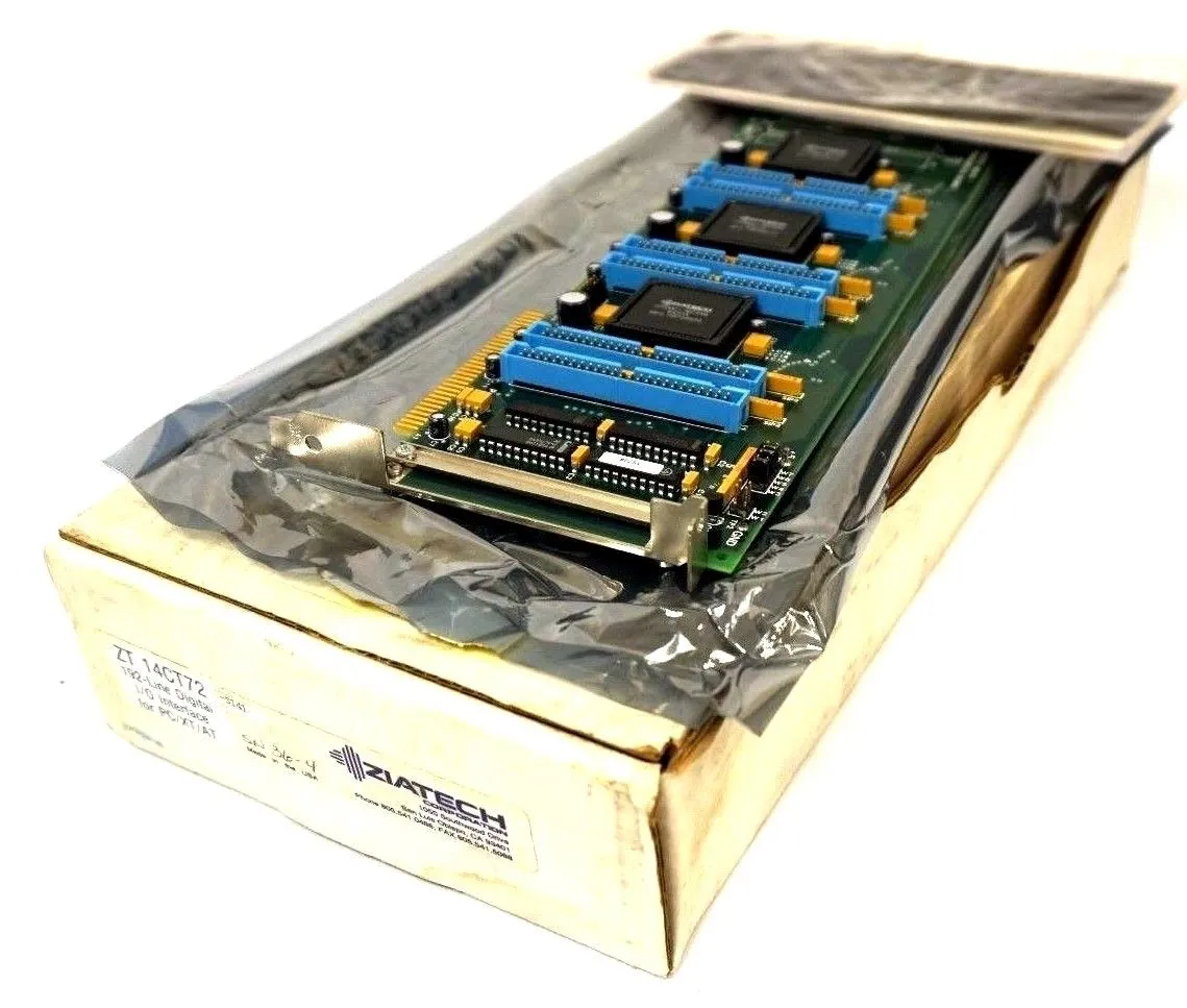 NEW ZIATECH ZT 14CT72 192-LINE DIGITAL I/O BOARD