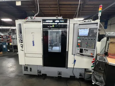 Used 2023 QUICK-TECH I42-TWIN CNC Lathes Arizona US | Midstate Machinery #1259620
