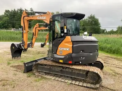 New | in-Stock 2026 CASE CX90E Crawler Excavators - Mini Vermont US | Beauregard Equipment #1511273
