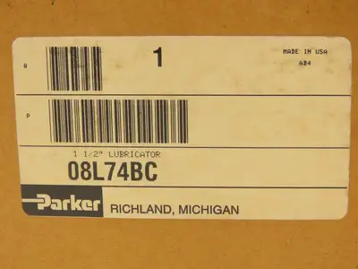 Parker 08L74BC Pneumatic Air Line Oil Mist Lubricator 1-1/2"NPT