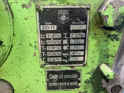 Used ORIGINAL PEDDINGHAUS 210/11 Ironworkers Ohio US | HGR 24 #1507661