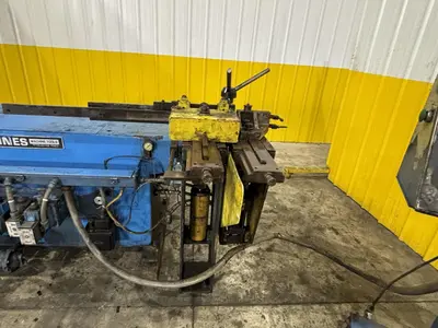 1.25" PINES MODEL #1-1/4 HIGH SPEED  ROTARY HYDRAULIC BAR, TUBE & PIPE BENDER, DIAL A BEND V CONTROL: STOCK #22683