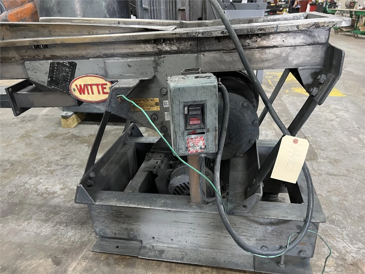 10" W x 42" L Witte Table Classifier, Single Deck/Single Separation