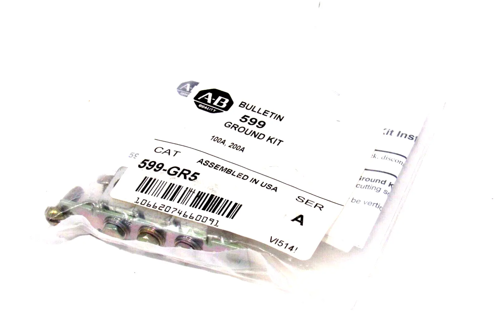 NEW ALLEN BRADLEY 599-GR5 LUG KIT SER.A 599GR5