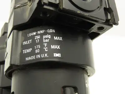 Norgren B64G-NNK-QD3-RMN Olympian Plus Filter Regulator Lubricator Combo 250PSIG