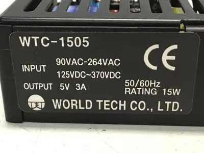 USED WORLD TECH WTC-1505