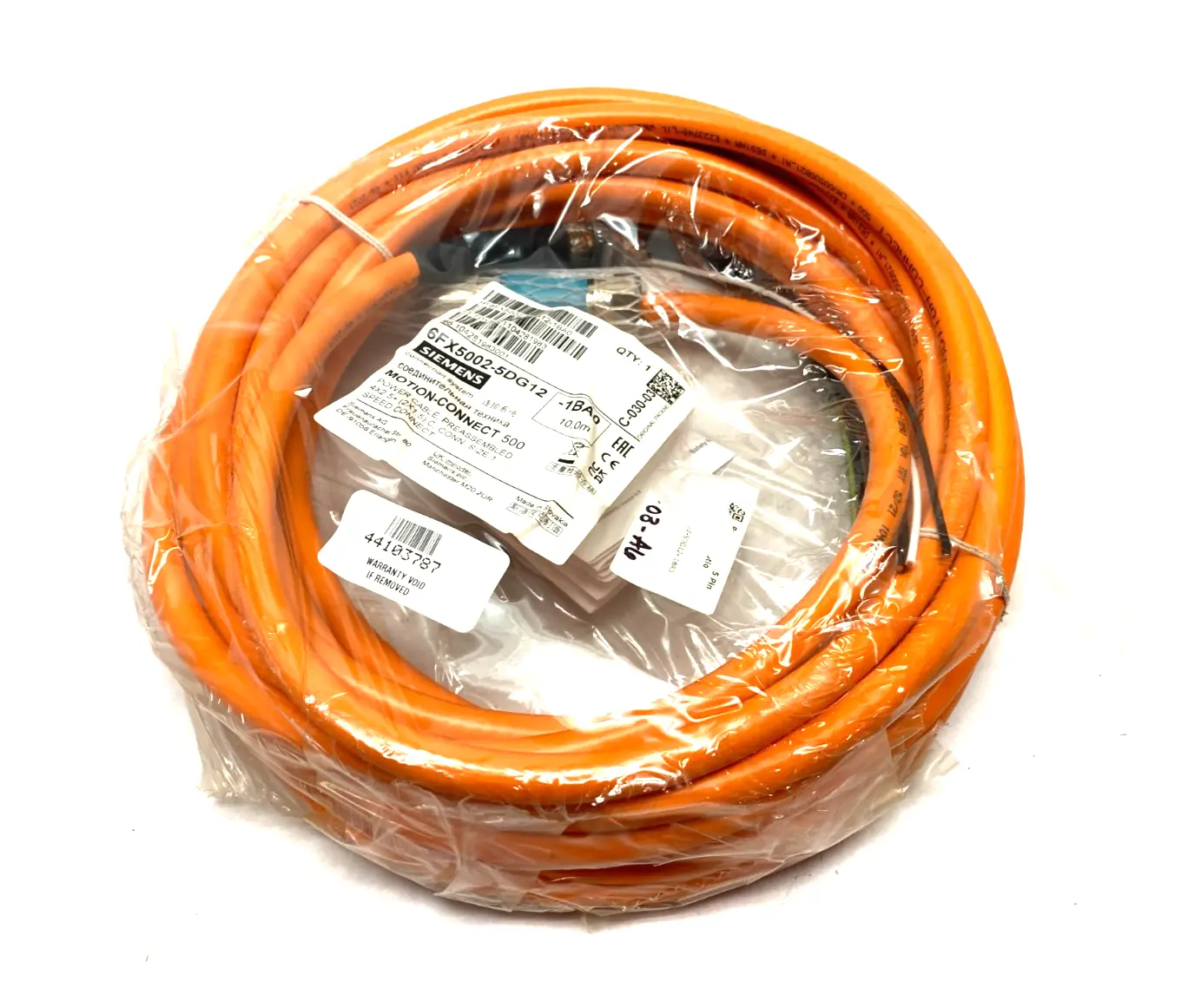 USED SIEMENS MOTION-CONNECT 500 POWER CABLE ASSEMBLY