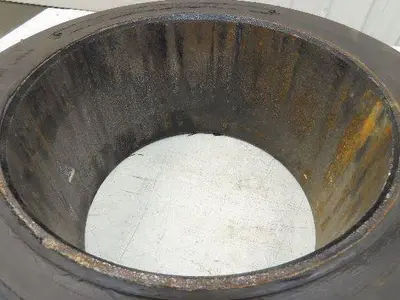 Total Source 16x7x10-1/2 Press-On Forklift Tire Solid Cushion Smooth Black