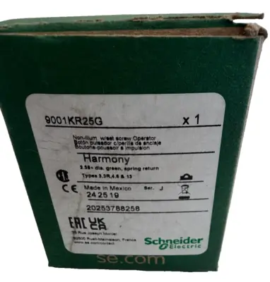 NEW SCHNEIDER ELECTRIC 9001KR25G PUSH BUTTON
