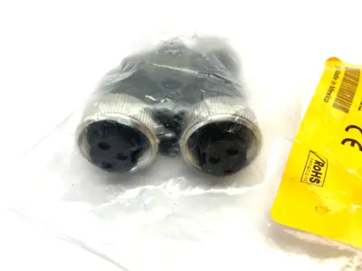XSH-RSM-2RKM | Turck 30 Splitter 3-Pin 7/8" Connector Male-2x Female U2-23665 - New