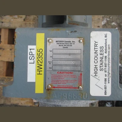 USED NETZSCH NM038BY02S12B