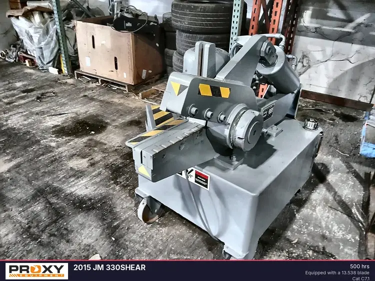 Used 2015 JM 330SHEAR Sheet Metal Shears Florida US | Proxy Equipment #1385233