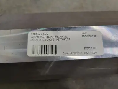 Knife Anvil Wear Plate 30579400