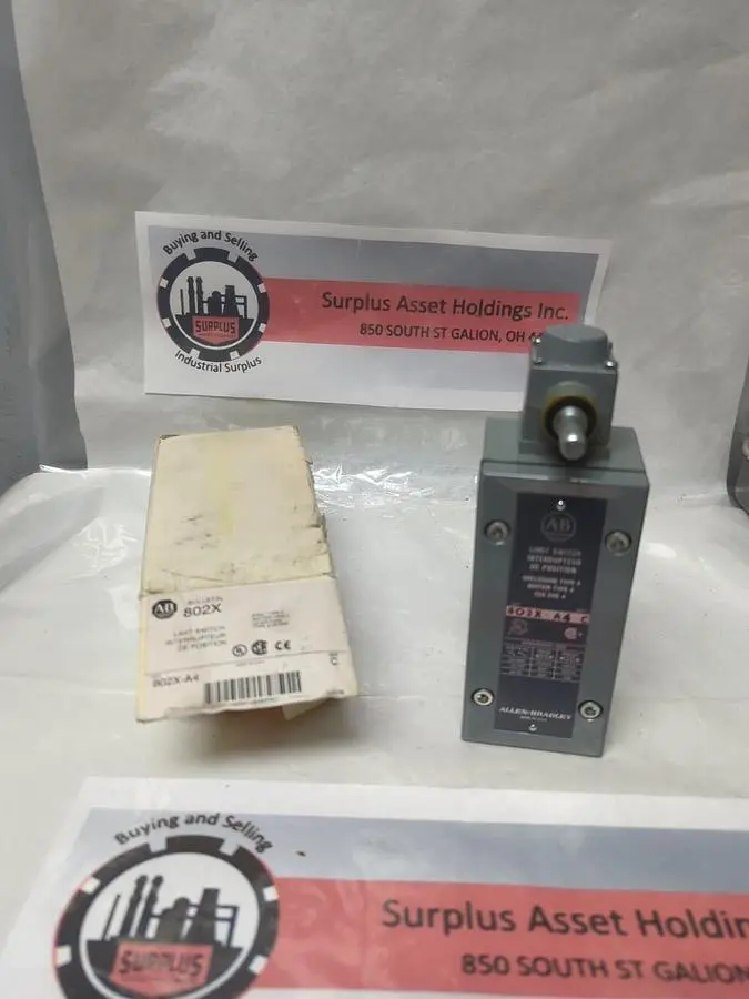 New | in-Stock ALLEN-BRADLEY 802X-A4 Miscellaneous Equipment (Electrical & Power) | Surplus Asset Holdings #1195464