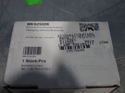 New | in-Stock ZIMMER MKS2502K Clamps | HGR 24 #732135