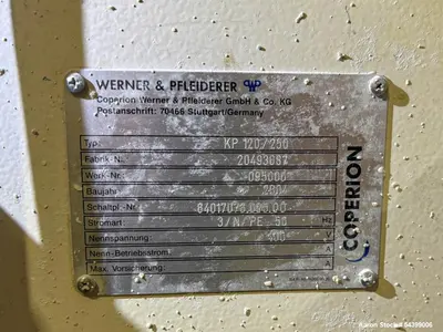 USED WERNER & PFLEIDERER KP 120/250