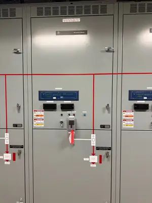 25kV Switchgear Lineup 1200A w/ Power Vac Breaker VB1 27.0-16-0