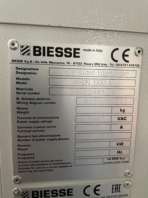 BIESSE AKRON 1330A Edge Banders | Norcal Machinery (7)