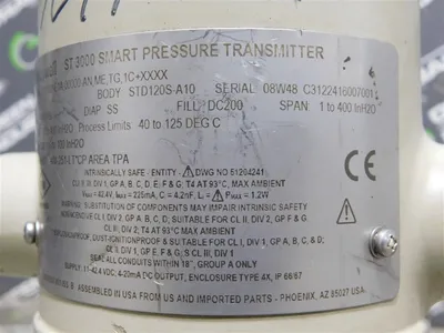 USED HONEYWELL STD120-E1A-00000-AN,ME,TG,1C+XXXX