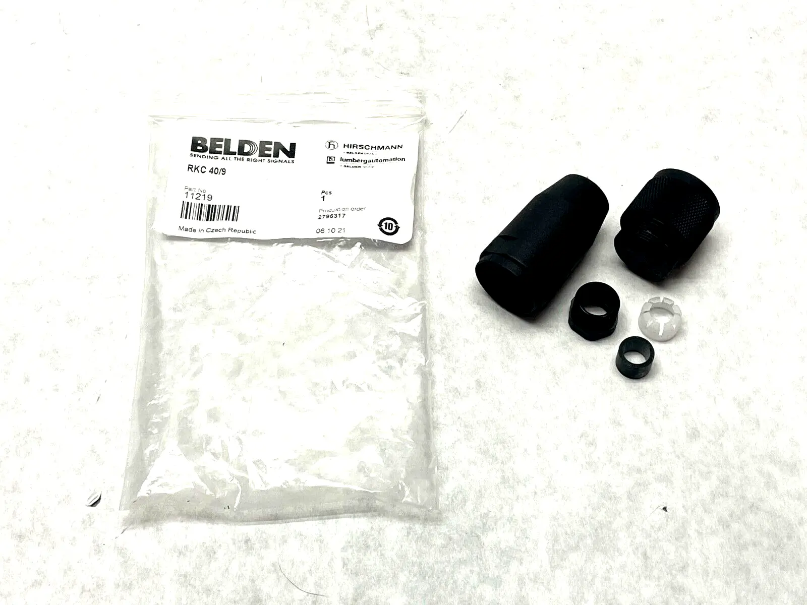 RKC 40/9 | Belden  Female Power Field Attachable Connector 4-pin 7/8" - New