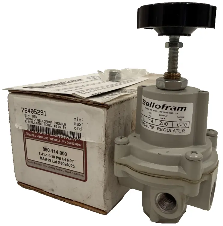 New | in-Stock BELLOFRAM 960-114-000 Air Pressure Regulators Michigan US | SB Industrial Supply #861181