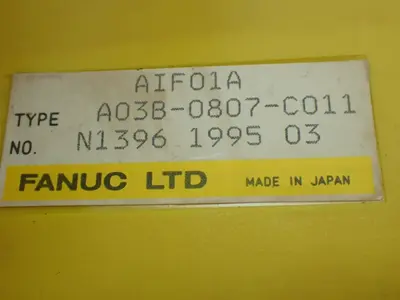 USED FANUC A03B0807C001