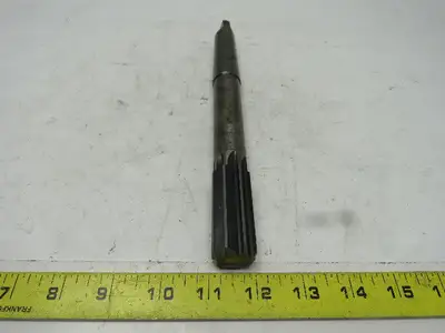 NATIONAL 1" Reamer #1 MT 8 Flute 10" O.A. 2"+ Cutter Length Lot/4