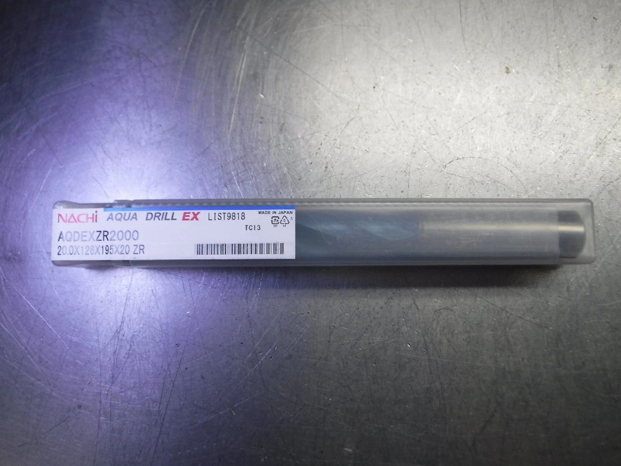 Nachi 20mm 2 Flute Carbide Drill 20mm Shank AQDEXZR2000 (LOC3418B)