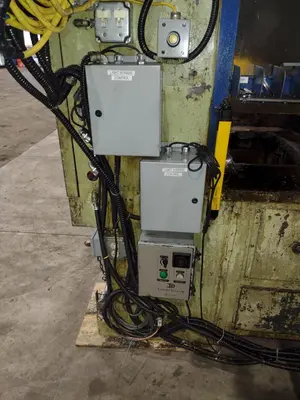 220 TON AIDA MODEL #PMX-LS-200H SSDC STRAIGHT SIDE PRESS, 7.87" STROKE: STOCK #22214