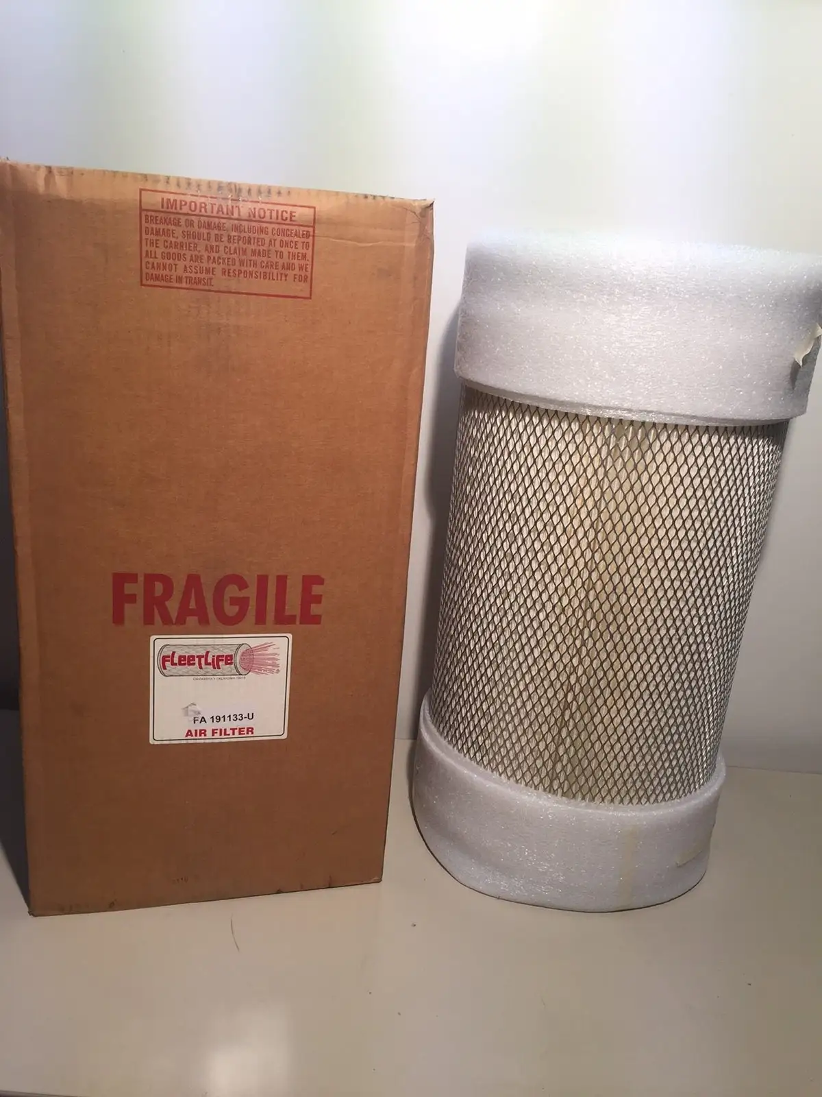 191133-U | Fleetlife FA  Round Air Filter 13-3/4"x27" Inch - New