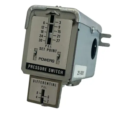 NEW SIEMENS 251-0001 PRESSURE SWITCH 2510001
