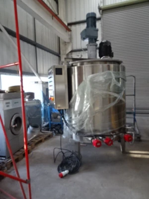 1,100 L S/S Electrically Heated Jacketed Cooker Tank