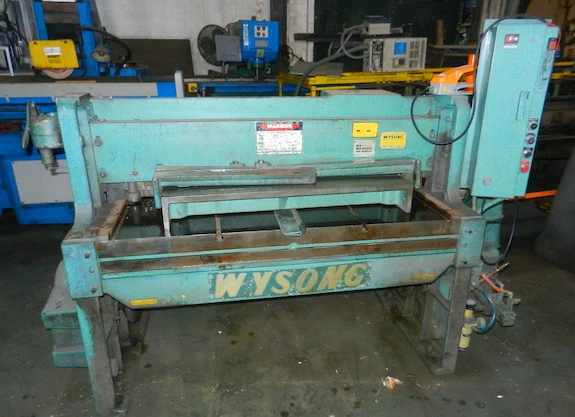 Used WYSONG 1252 Power Squaring Shears (Gauge) Florida US | Holland Machinery Co. #935674