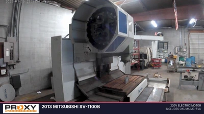 Used 2013 MITSUBISHI SV-1100B Vertical Machining Centers Indiana US | Proxy Equipment #1377583