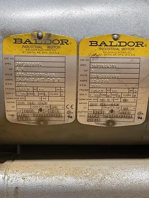 Used GAST GAST R6350A-2 BALDOR 36F360W384 Misc Electrical & Power Parts | ND Industrial Surplus #1214076