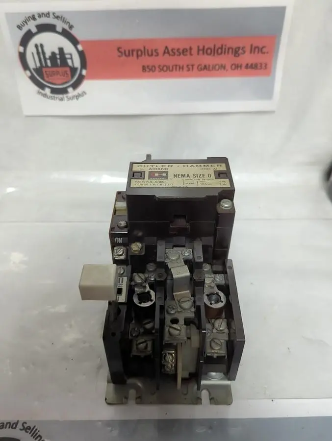 Used CUTLER-HAMMER A10BN0 Miscellaneous Equipment (Electrical & Power) | Surplus Asset Holdings #1189856